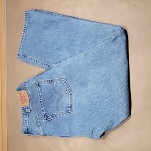 LEVI'S Size 42x32 Medium Wash 501 Button Fly Jeans Gently Used Condition
